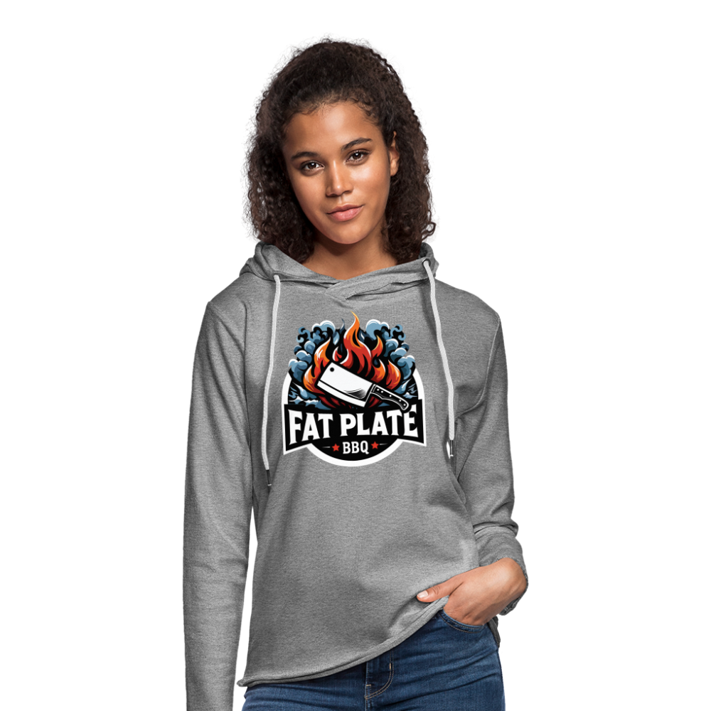 Fat Plate Unisex Lightweight Hoodie - heather gray