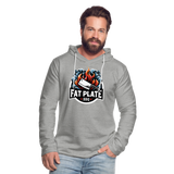 Fat Plate Unisex Lightweight Hoodie - heather gray