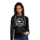 Fat Plate Unisex Lightweight Hoodie - charcoal grey
