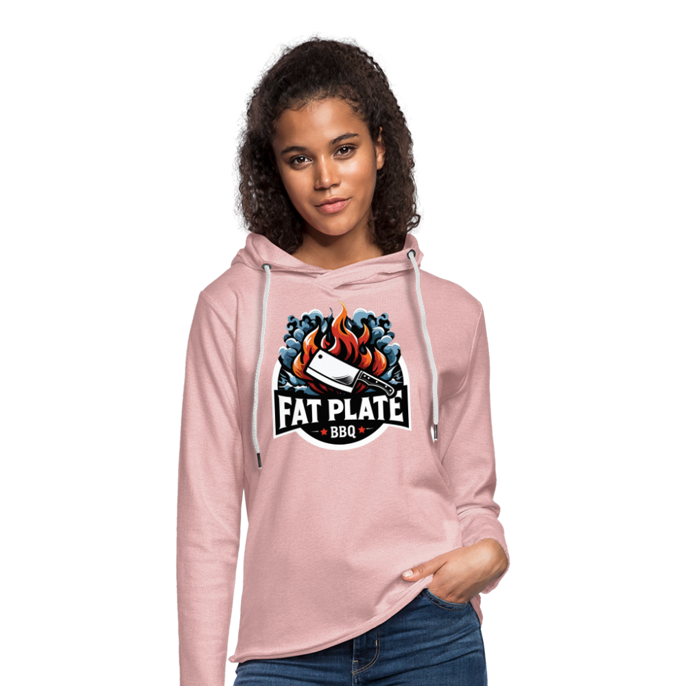 Fat Plate Unisex Lightweight Hoodie - cream heather pink