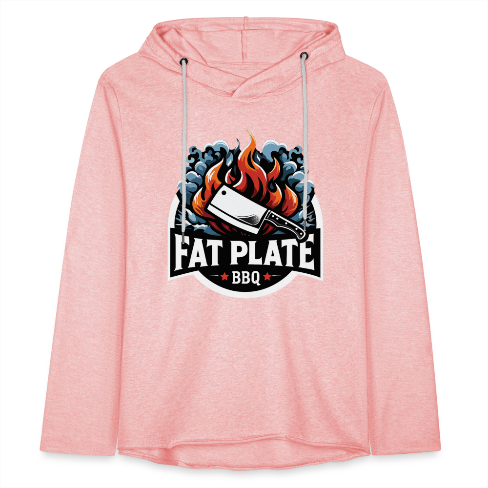 Fat Plate Unisex Lightweight Hoodie - cream heather pink
