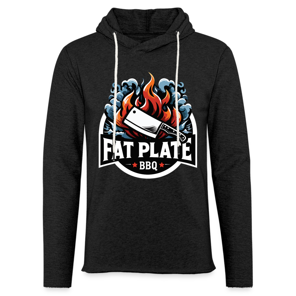 Fat Plate Unisex Lightweight Hoodie - charcoal grey