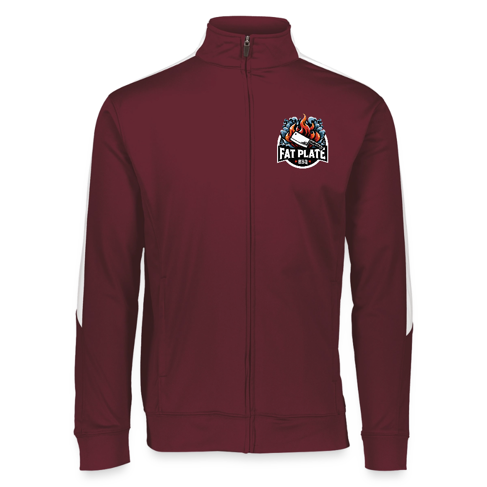 Augusta Sportswear Unisex 2.0 Medalist Jacket - maroon/white