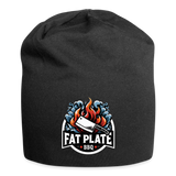 Fat Plate Jersey Beanie - black