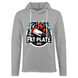 Fat Plate Unisex Lightweight Hoodie - heather gray