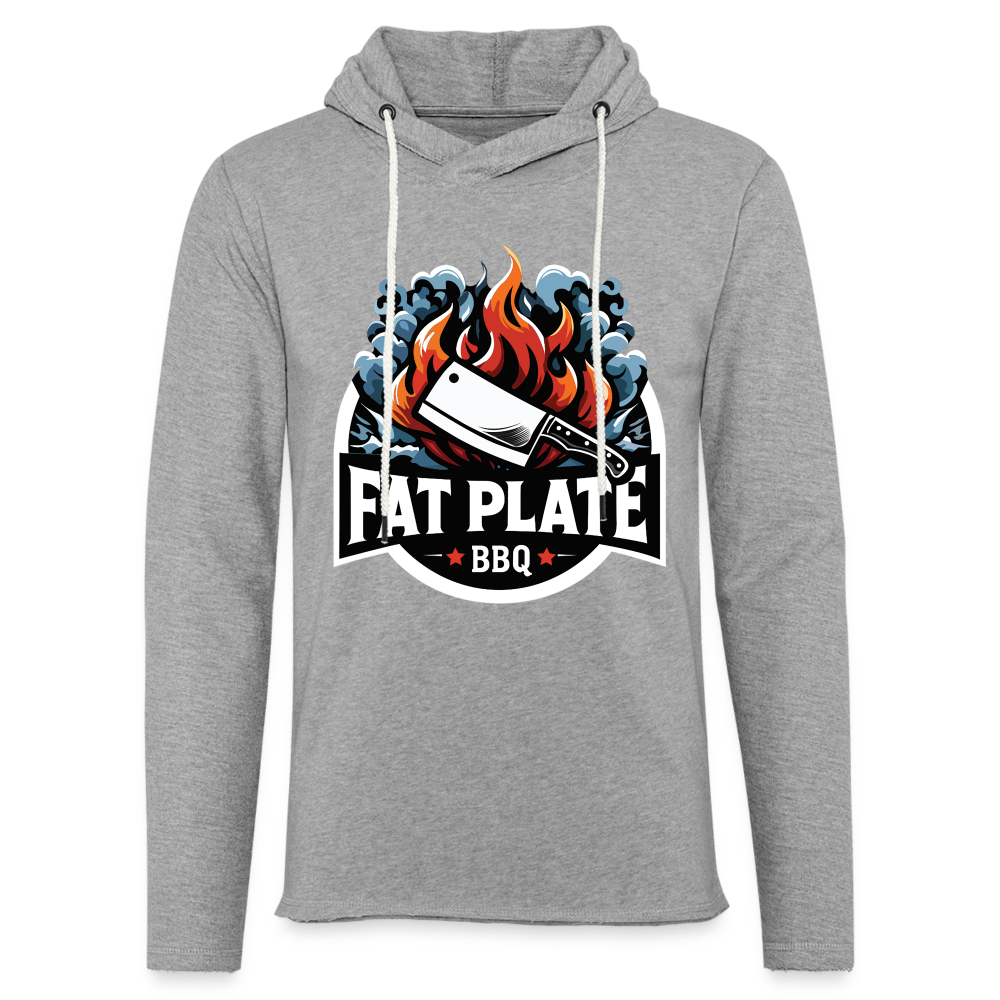 Fat Plate Unisex Lightweight Hoodie - heather gray