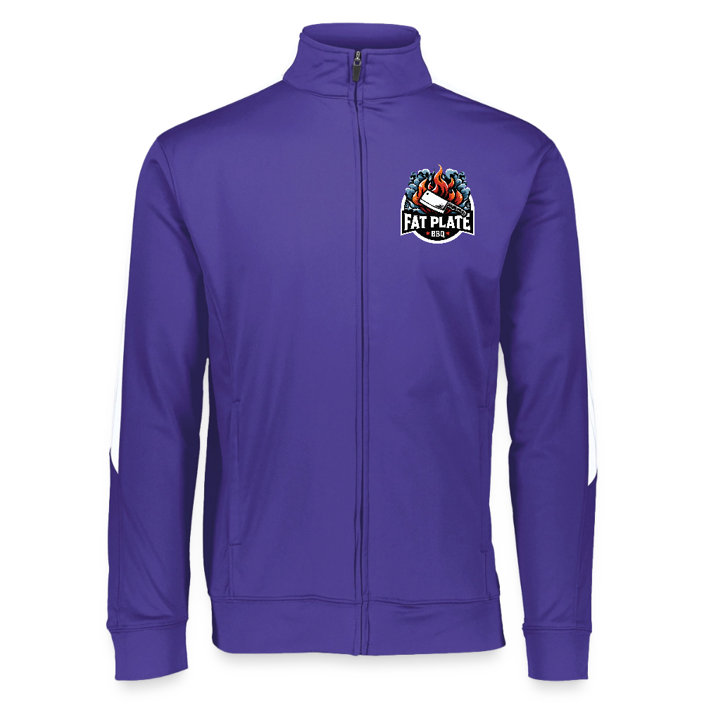 Augusta Sportswear Unisex 2.0 Medalist Jacket - purple/white
