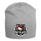 Fat Plate Jersey Beanie - heather gray