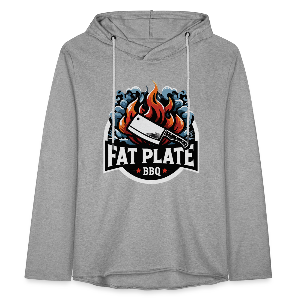 Fat Plate Unisex Lightweight Hoodie - heather gray