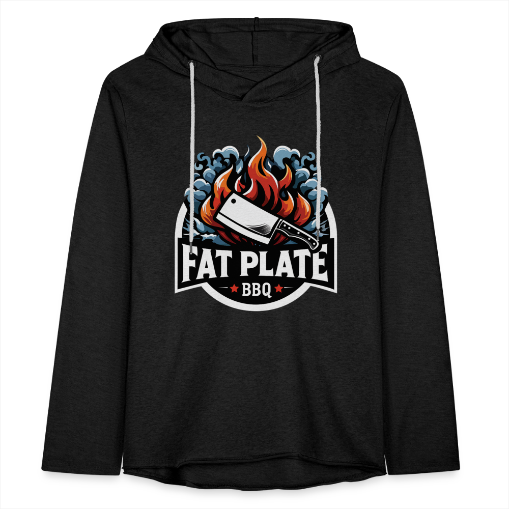 Fat Plate Unisex Lightweight Hoodie - charcoal grey