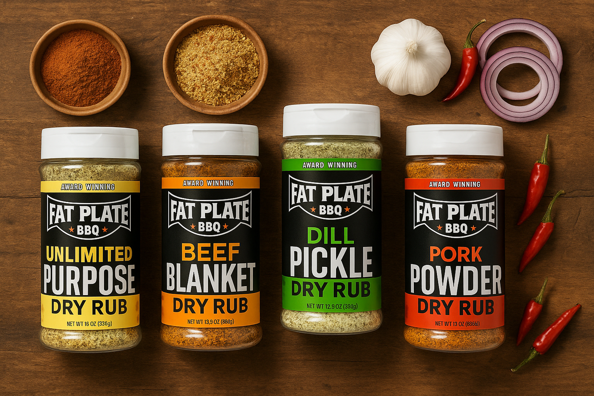 Fat Plate BBQ Core Four rub bundle, photo 4