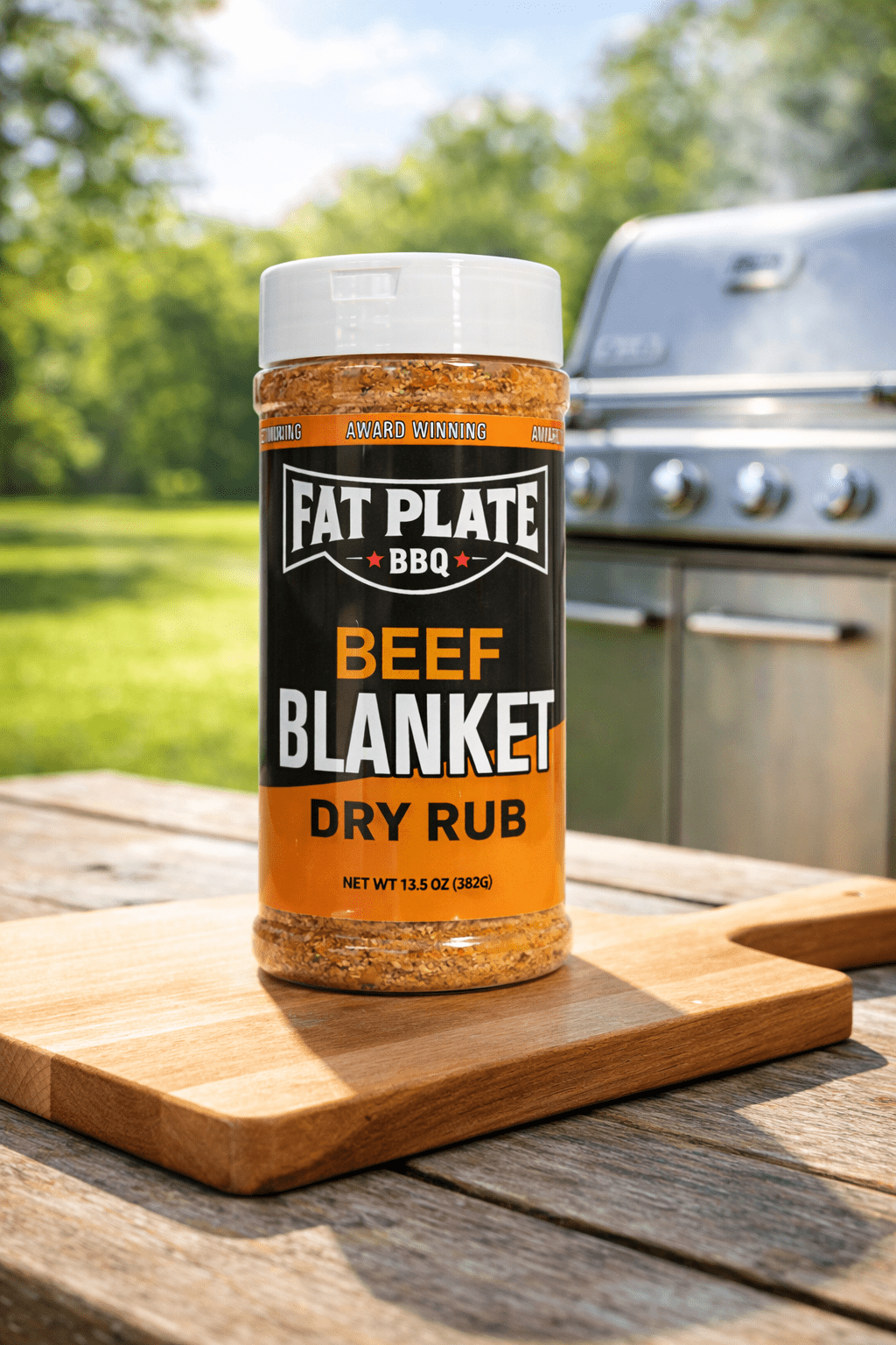 Beef Blanket Rub Rub Fat Plate BBQ 