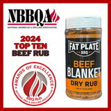 Beef Blanket Rub Rub Fat Plate BBQ 