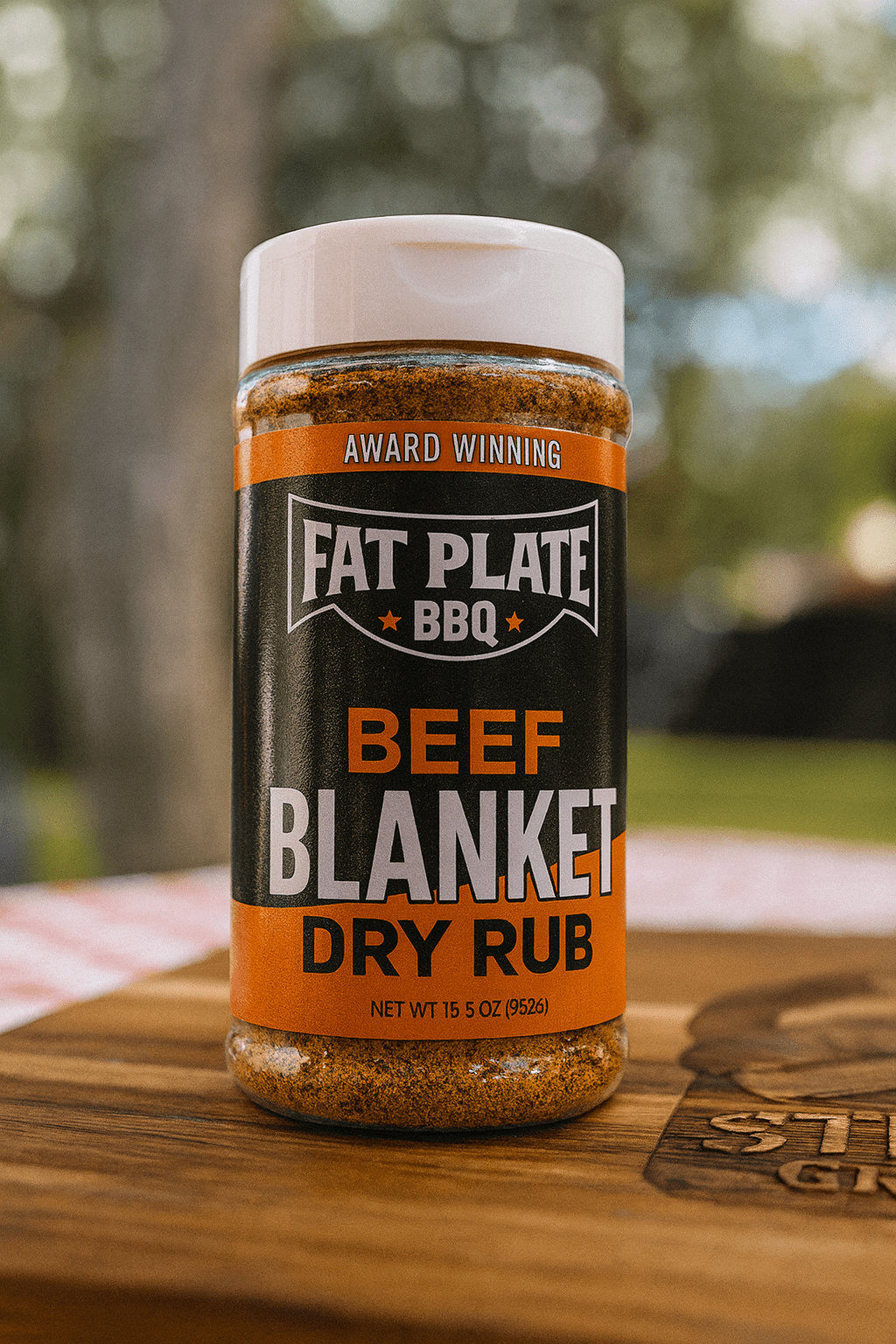 Beef Blanket Rub Rub Fat Plate BBQ 