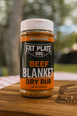 Beef Blanket Rub Rub Fat Plate BBQ 