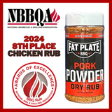 Pork Powder Rub Rub Fat Plate BBQ 