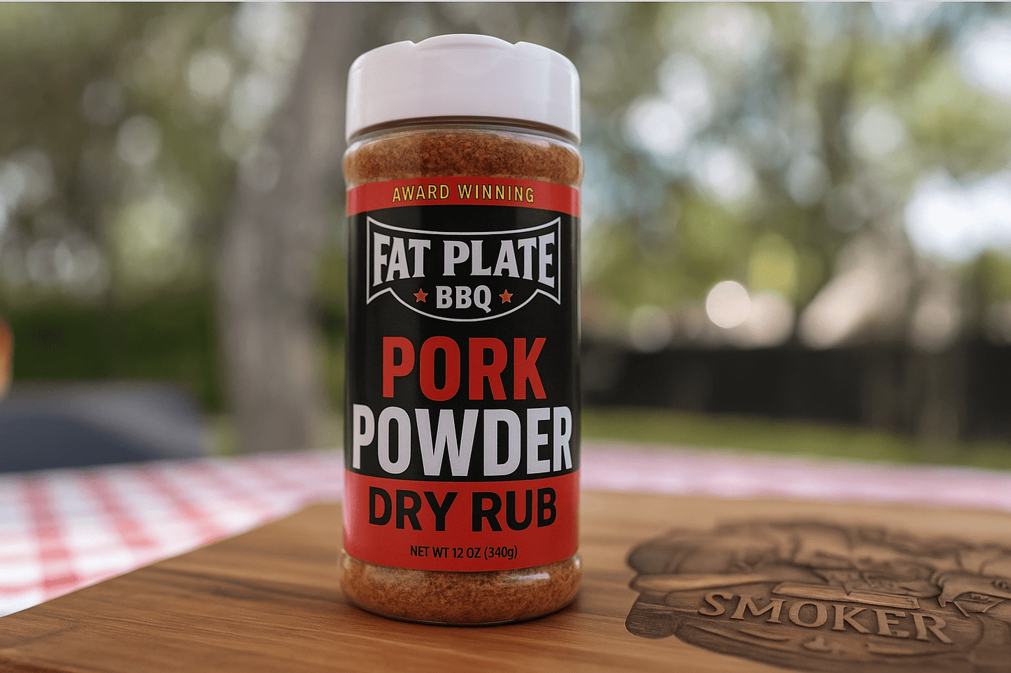 Pork Powder Rub Rub Fat Plate BBQ 
