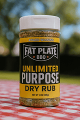 Unlimited Purpose Rub Rub Fat Plate BBQ 