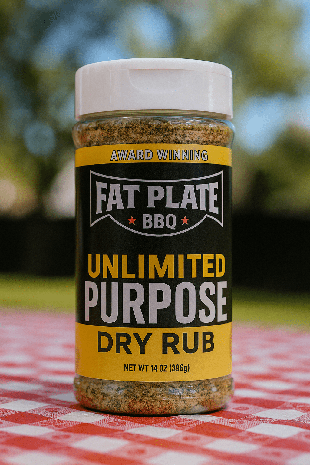 Unlimited Purpose Rub Rub Fat Plate BBQ 