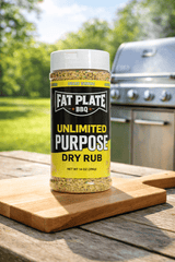 Unlimited Purpose Rub Rub Fat Plate BBQ 