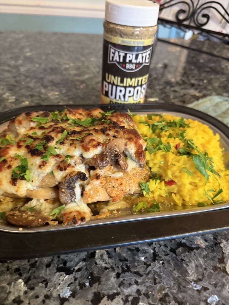 Unlimited Purpose Rub Rub Fat Plate BBQ 