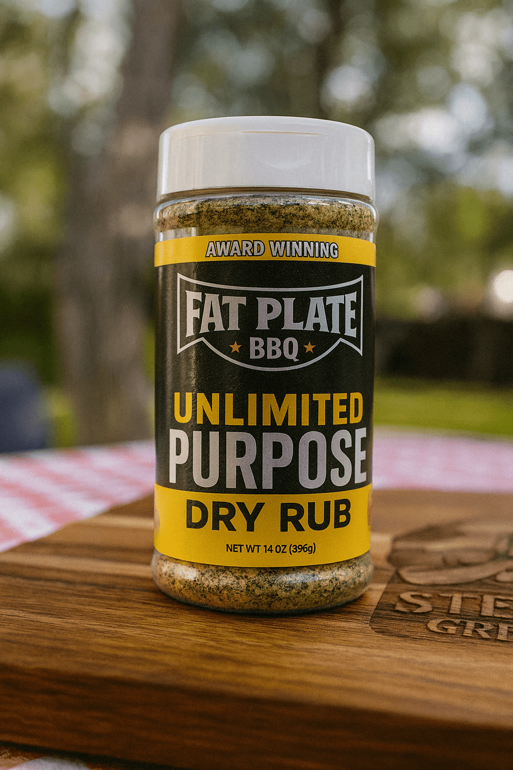 Unlimited Purpose Rub Rub Fat Plate BBQ 