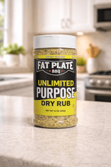 Unlimited Purpose Rub Rub Fat Plate BBQ 